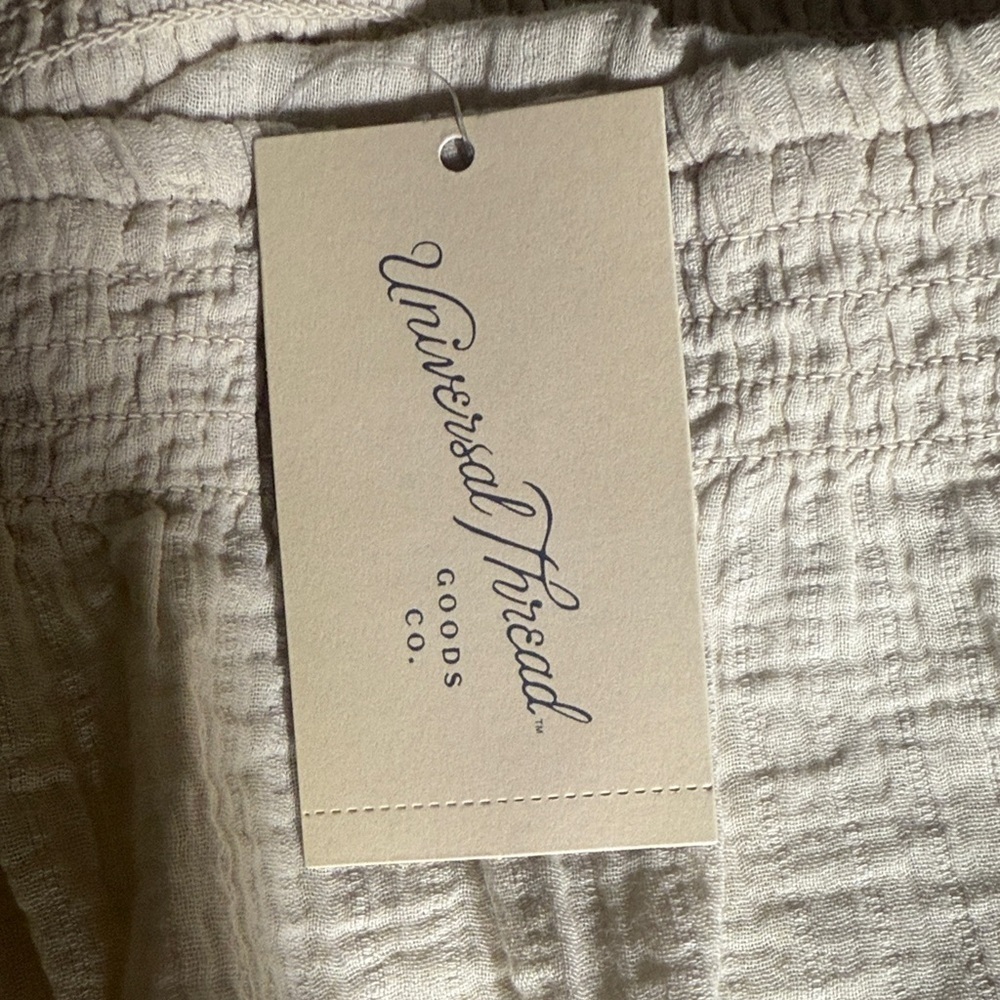 Universal Thread Cream Textured Blouse - Picture 4 of 5